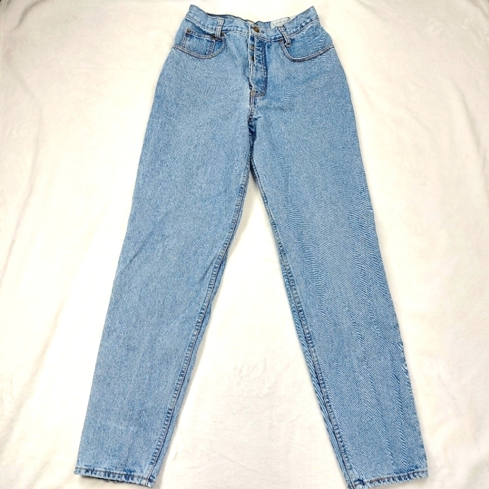 LAWMAN GROUP INTERNATIONAL JEANS WOMEN'S VINTAGE BUTTON FLY BLUE DENIM SIZE 11